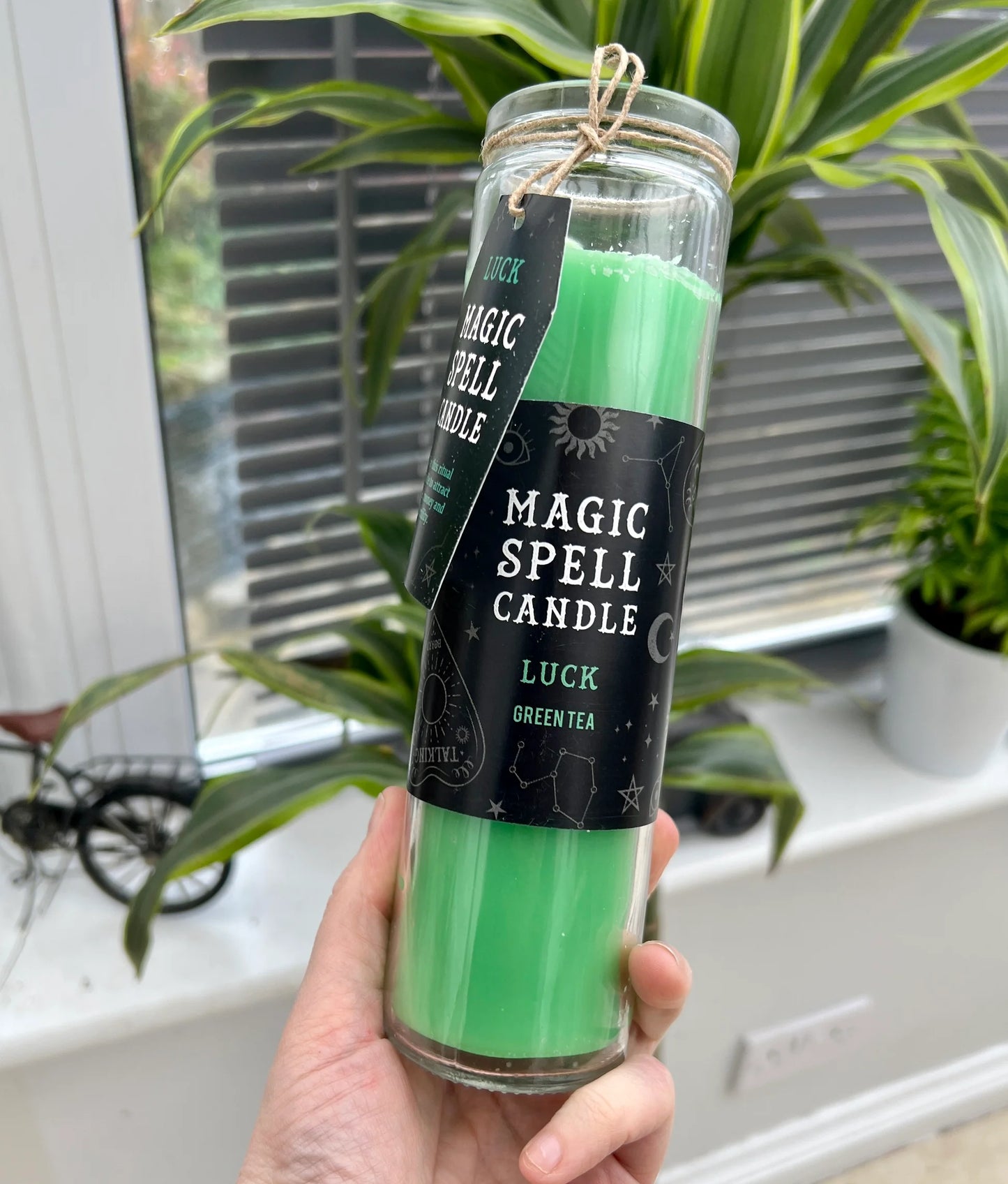 Vela Ritual 7 días para Suerte - Té Verde
