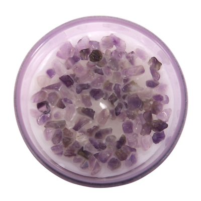 Vela para Abundancia de Lavanda y Chips de Amatista