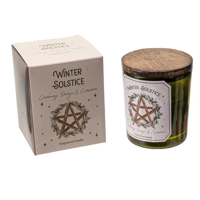 Vela para Solsticio de Invierno - Arándano, Naranja y Canela