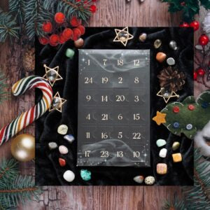 Calendario Adviento con 24 Cristales
