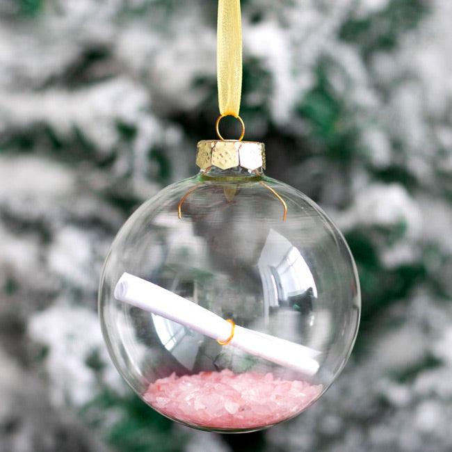 Bola de Árbol de Navidad para Manifestar Deseos
