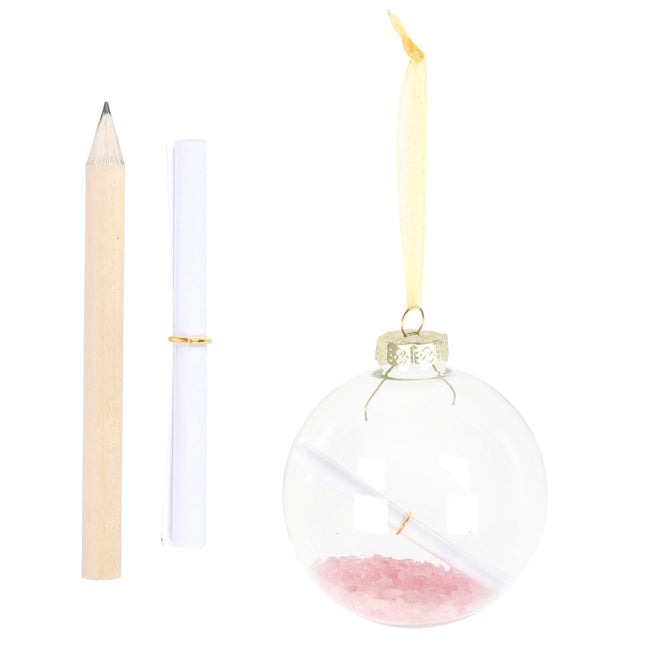 Bola de Árbol de Navidad para Manifestar Deseos