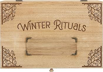 Caja de Madera para Ritual de Yule