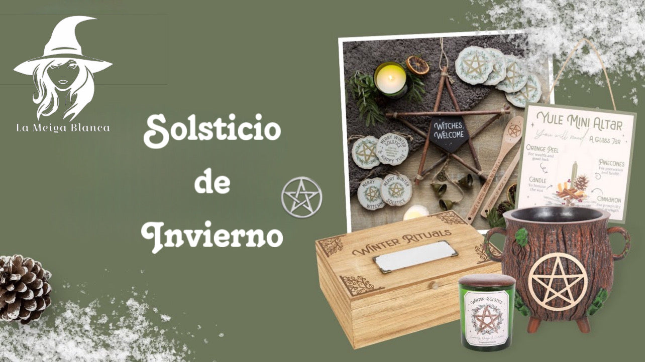 Caja de Madera para Ritual de Yule